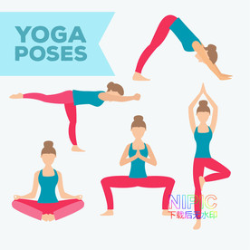 瑜伽yoga瑜珈动作