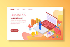 2.5d商务登录ui页面