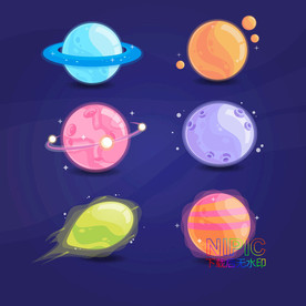 卡通星球行星