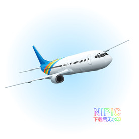 飞机客机矢量图