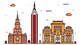 城市  地标 建筑素材