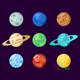 卡通星球行星