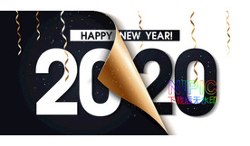 新年快乐矢量图