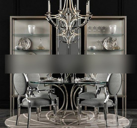 C4D模型fbx max 餐桌