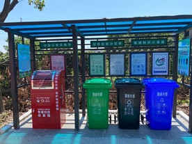 垃圾亭垃圾箱有害物展示图