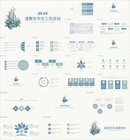 年终总结ppt 工作计划总结