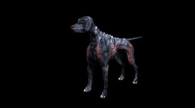 C4D模型 外星狗地狱猎犬