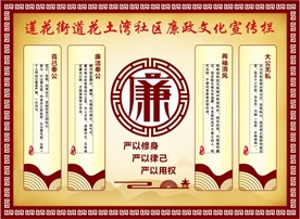 中国风展板