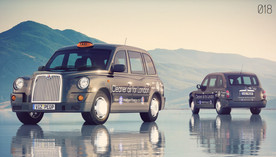 C4D模型汽车出租车