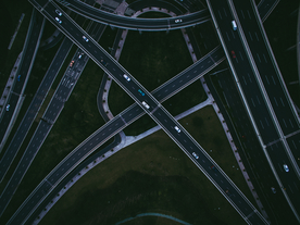 立交桥航拍