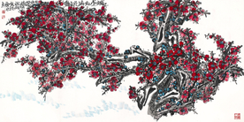 铁骨红梅花又艳