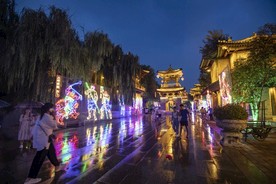 夜晚灯光秀