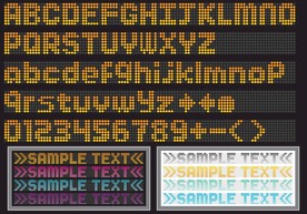 滚动LED显示屏模板图片