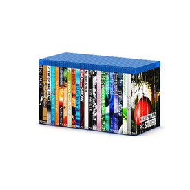 C4D模型一排书籍名著