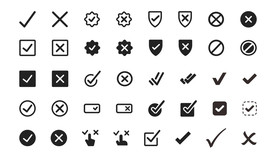 对错图标矢量