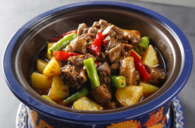 土豆烧鹅  炖鹅
