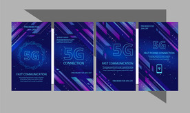 5G 背景模板 展板背景