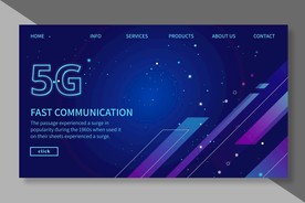 5G 背景模板 展板背景