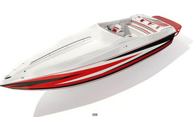 3dmaxC4D模型游艇