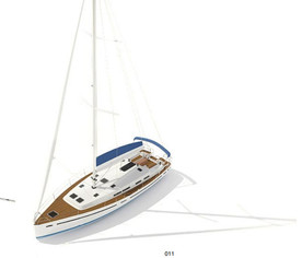 3dmaxC4D模型游艇帆船