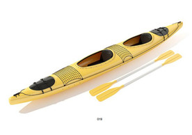 3dmaxC4D模型游艇