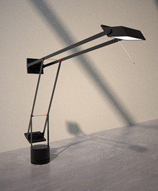 C4D模型复古台灯