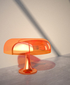 C4D模型复古台灯