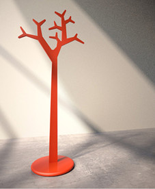 C4D模型树形晾衣架