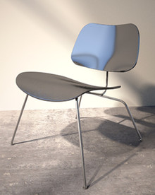 C4D模型办公室简约椅子