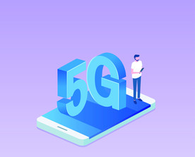 5G信号漫画海报