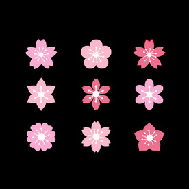 花瓣樱花图标