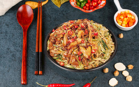 烤肉拌饭美食料理图片