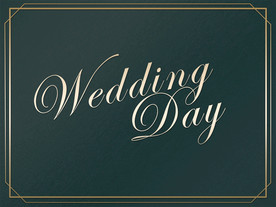 婚礼 图文 纯色墨绿色rgb