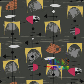 手绘印花eps素材文件