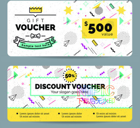 孟菲斯eps模板下载