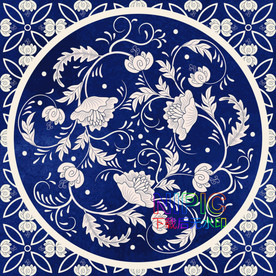 青花布料eps图片