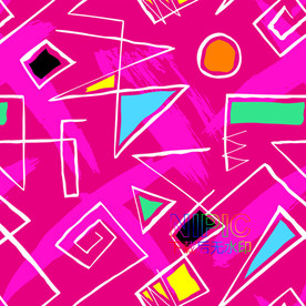 手绘印花eps矢量图