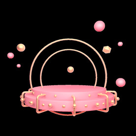 粉色台子简约舞台背景简约展台