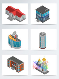 2.5d城市ai素材文件