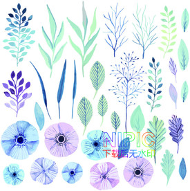 叶子eps素材文件