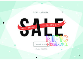 促销海报eps模板下载