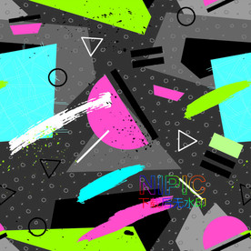 手绘印花eps图形