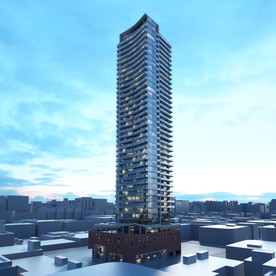 C4D模型大夏大楼建筑摩天大夏