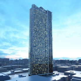 C4D模型大夏大楼建筑摩天大夏