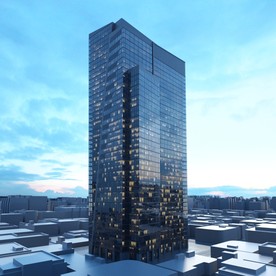 C4D模型大夏大楼建筑摩天大夏