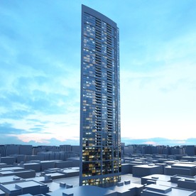 C4D模型大夏大楼建筑摩天大夏