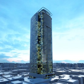 C4D模型大夏大楼建筑摩天大夏