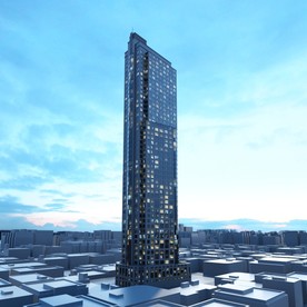 C4D模型大夏大楼建筑摩天大夏