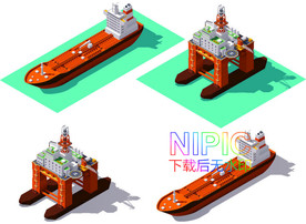 2.5d城市eps矢量图