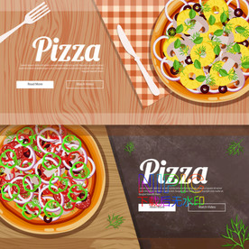 餐饮美食ai模版